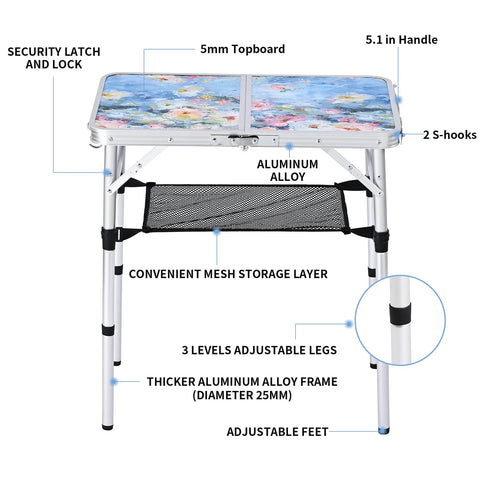 Yriuat Provence Dreams hand-painted Provence pattern on MDF top