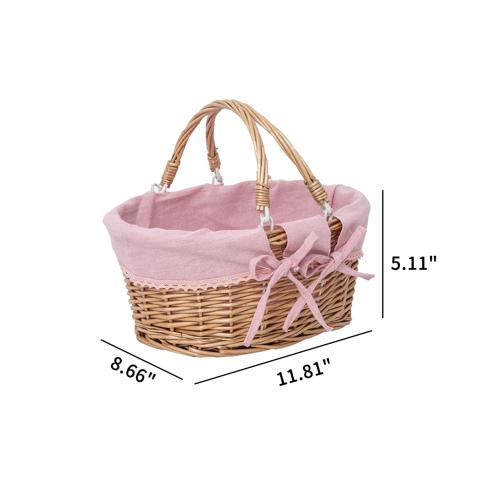 YRLSOTGE Easter basket idea with removable liner for seasonal gifting.