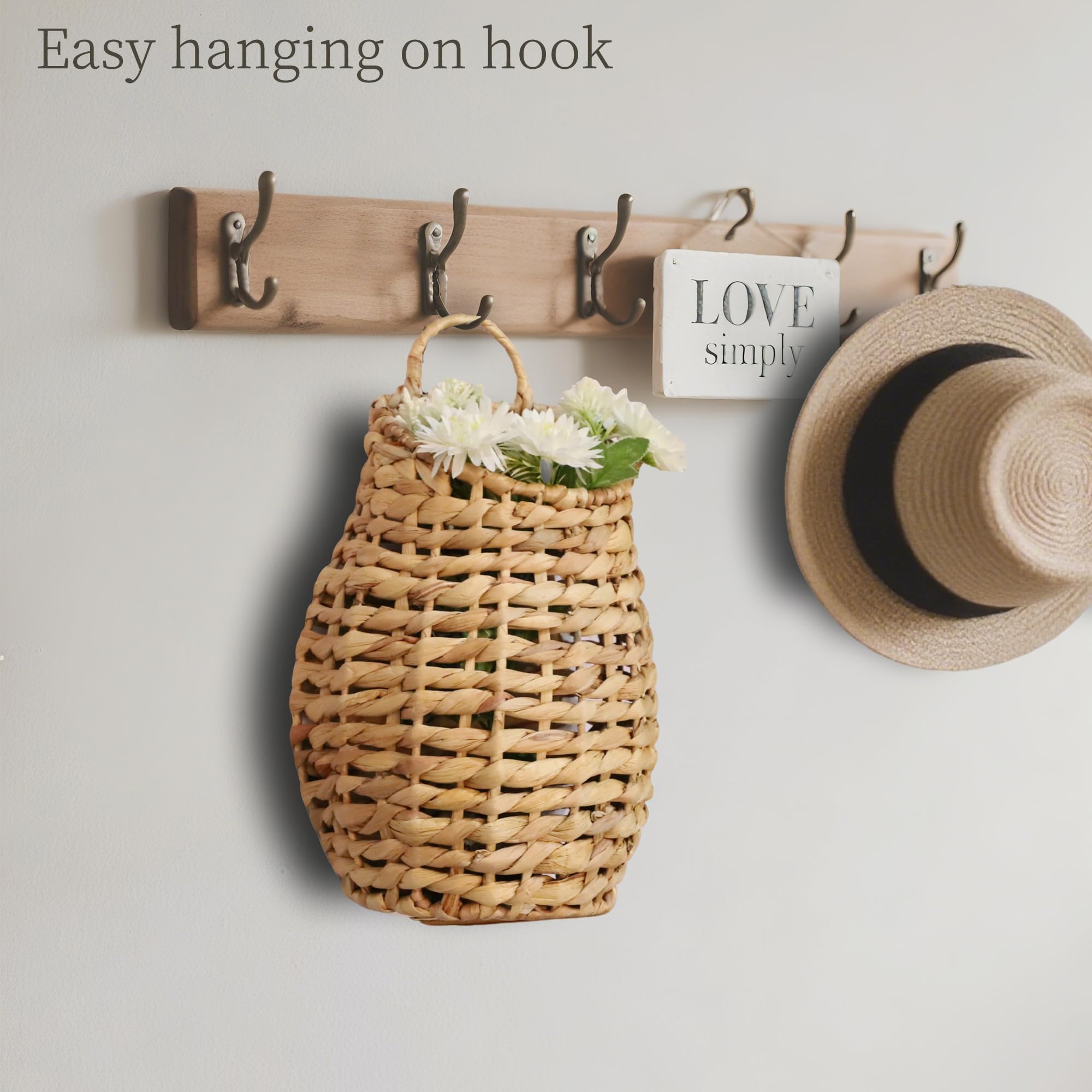 YRMTKIHE flower display basket creates natural plant showcase