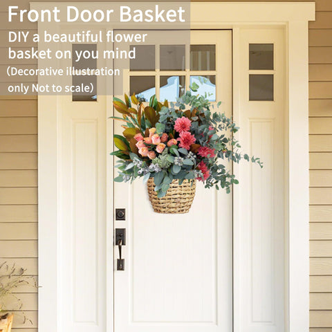YRMTKIHE wall-hanging basket adds boho charm and practical storage