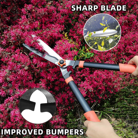 YRTSH 8-inch pruning shears delivering precise cuts.
