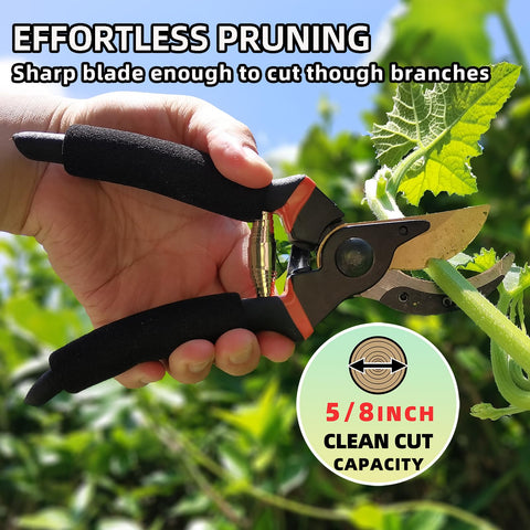 YRTSH ergonomic soft-grip handles reduce fatigue.