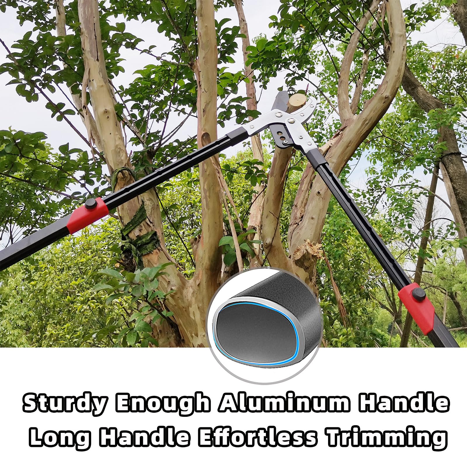 YRTSH loppers aluminium handle for sturdy support