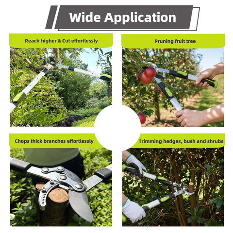 YRTSH loppers ideal for trimming green and dry branches in garden