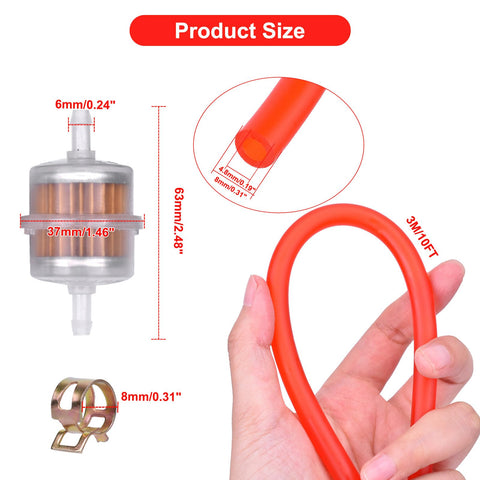 YS-TM ten clamps for secure fuel line connections