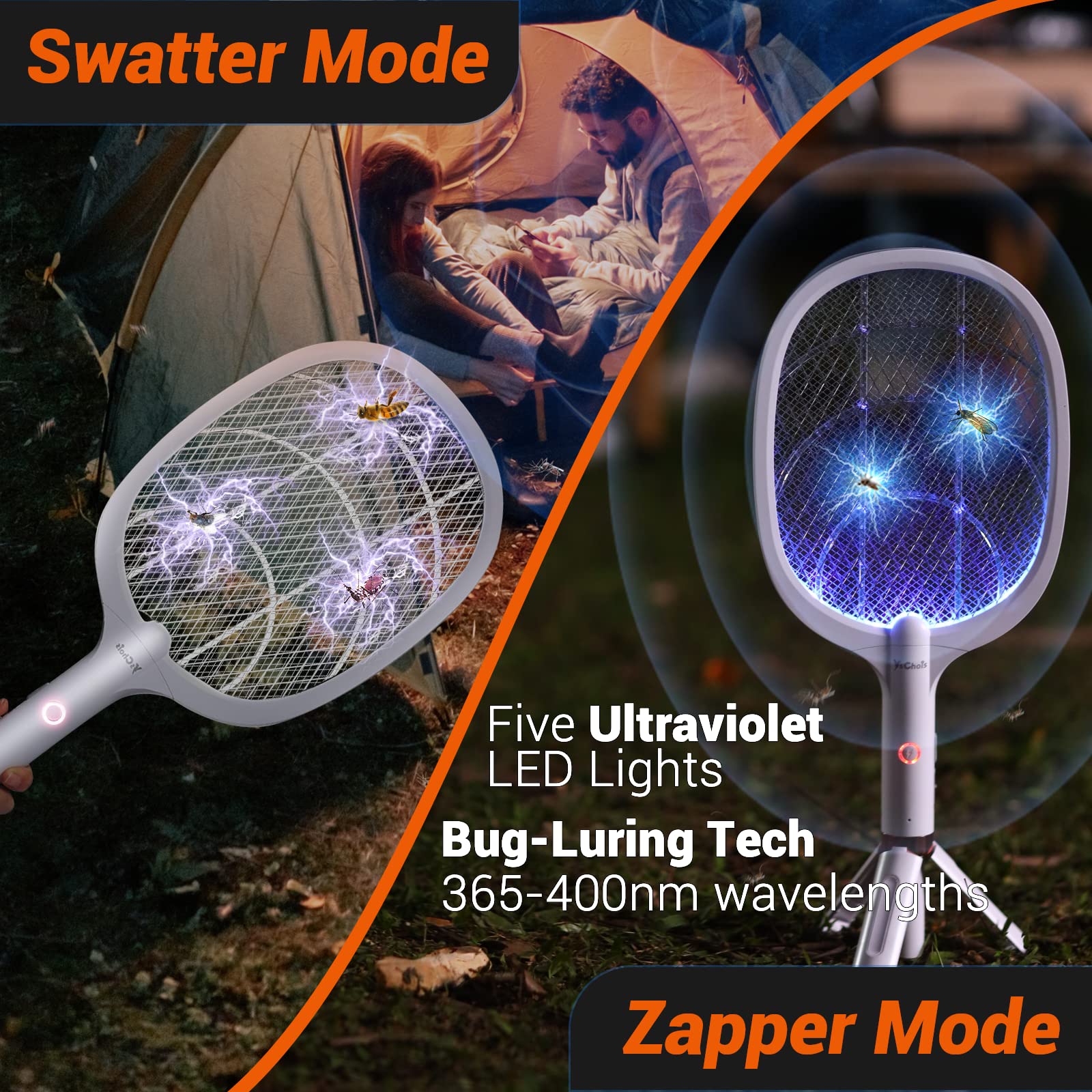 YsChois 1800mAh battery powers hours of cordless use outdoors.