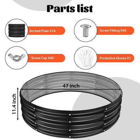 YSEJOMP easy-assembly butterfly nut sets with protective gloves