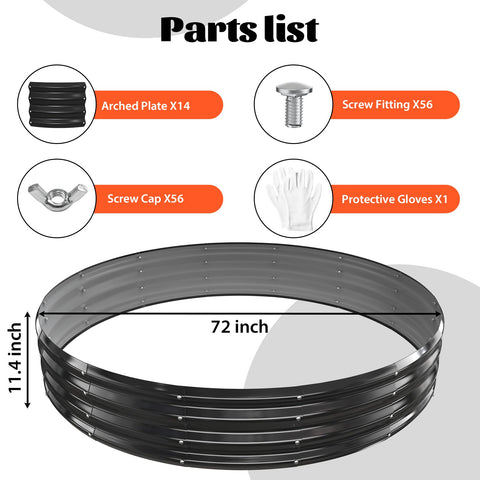YSEJOMP fire pit ring 72inch safety containment helps prevent stray sparks.