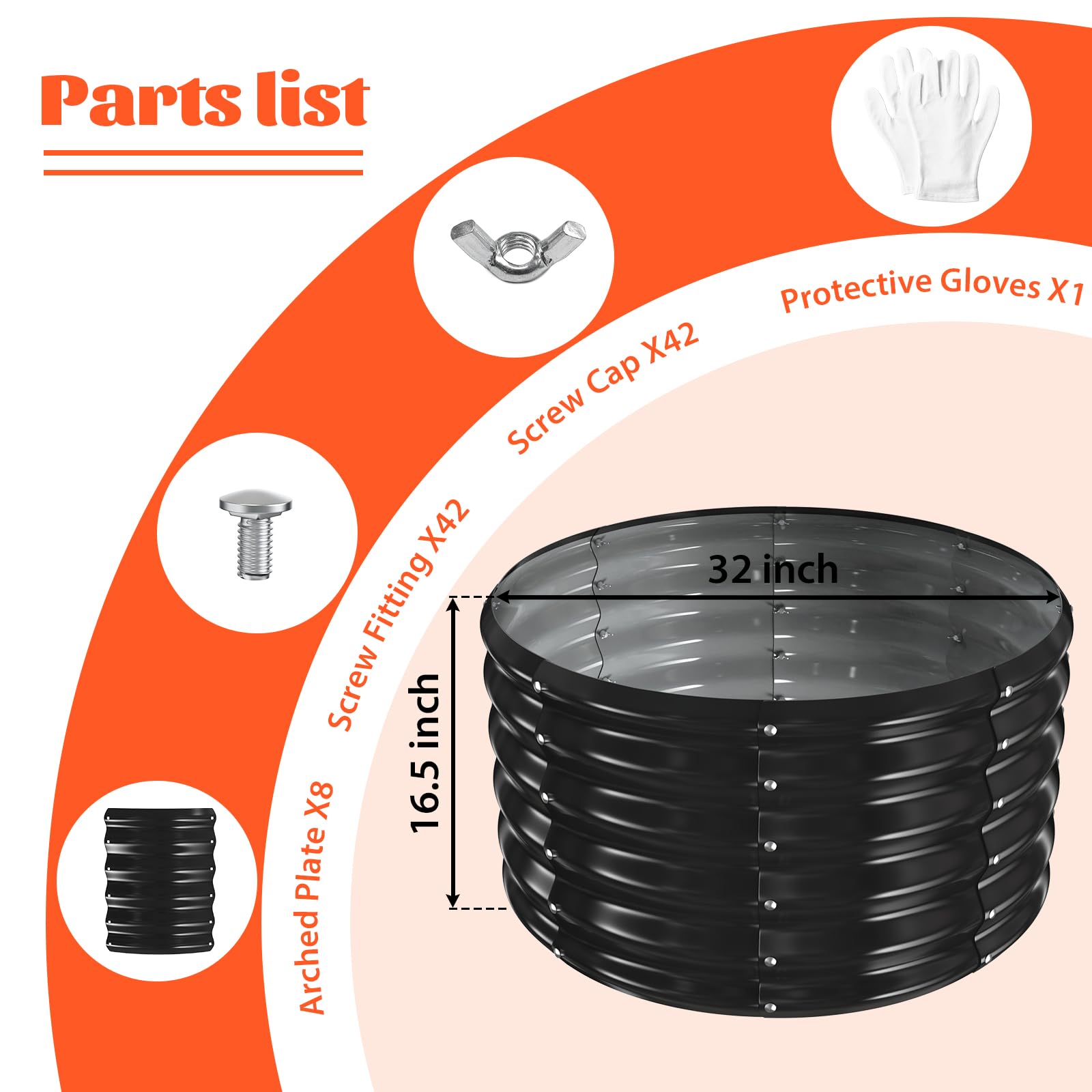 YSEJOMP gloves included with ring for easy handling