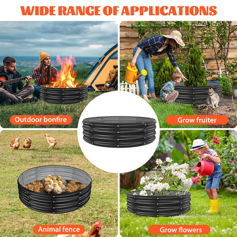YSEJOMP versatile outdoor fire pit ring suitable for cooking and ambiance