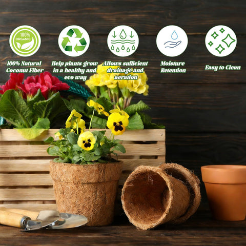Ysglory bulk 2-rolls coco mats for versatile outdoor and indoor use