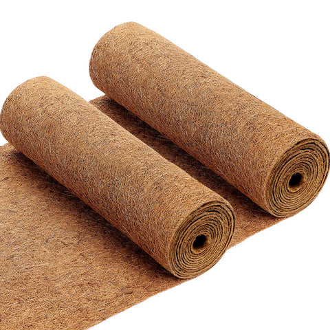 Ysglory coir liner roll 16x118 closeup for durable planter linings and DIY projects