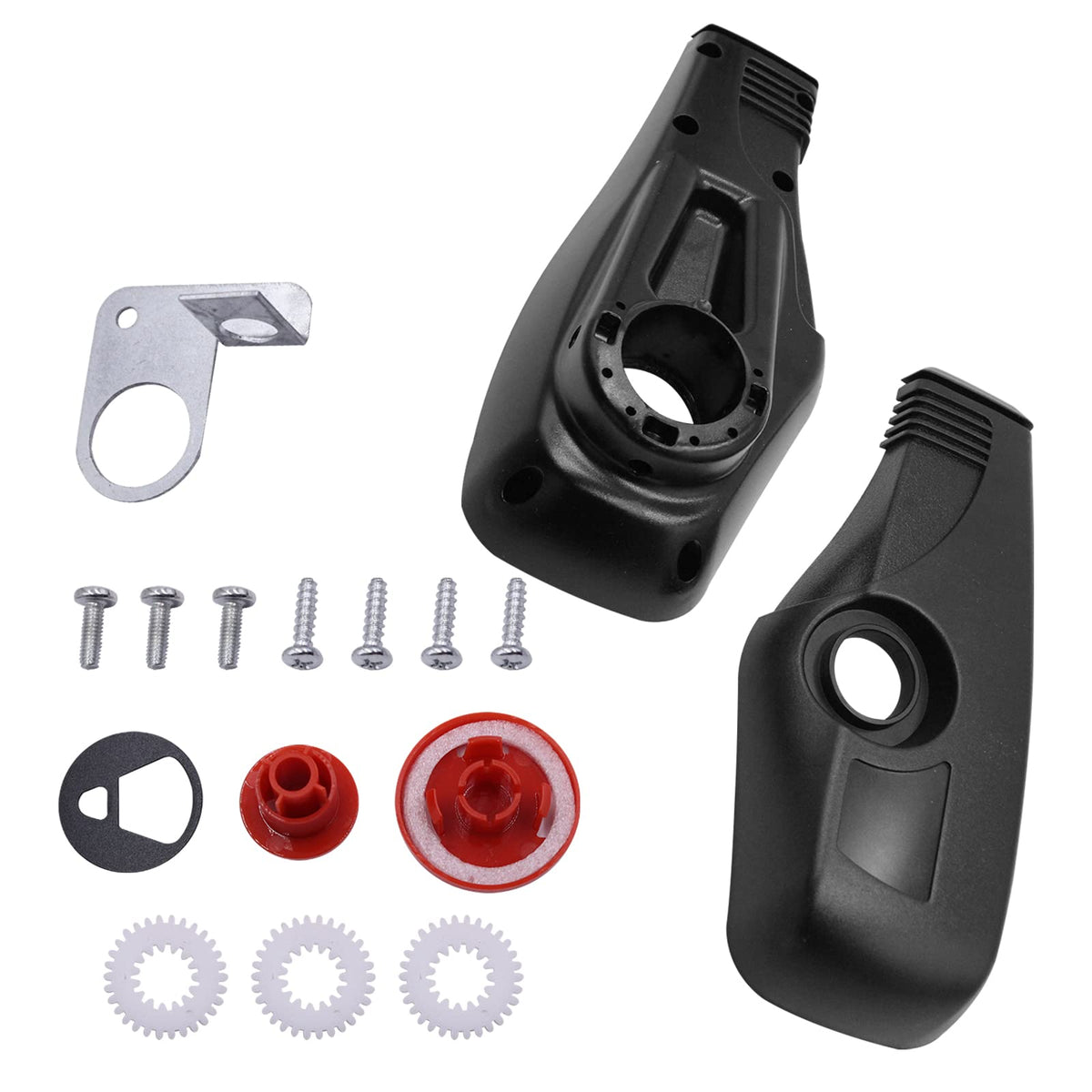 YSHAP control box cover kit parts laid out for easy upgrade across All Terrain, Maxxum, and Edge