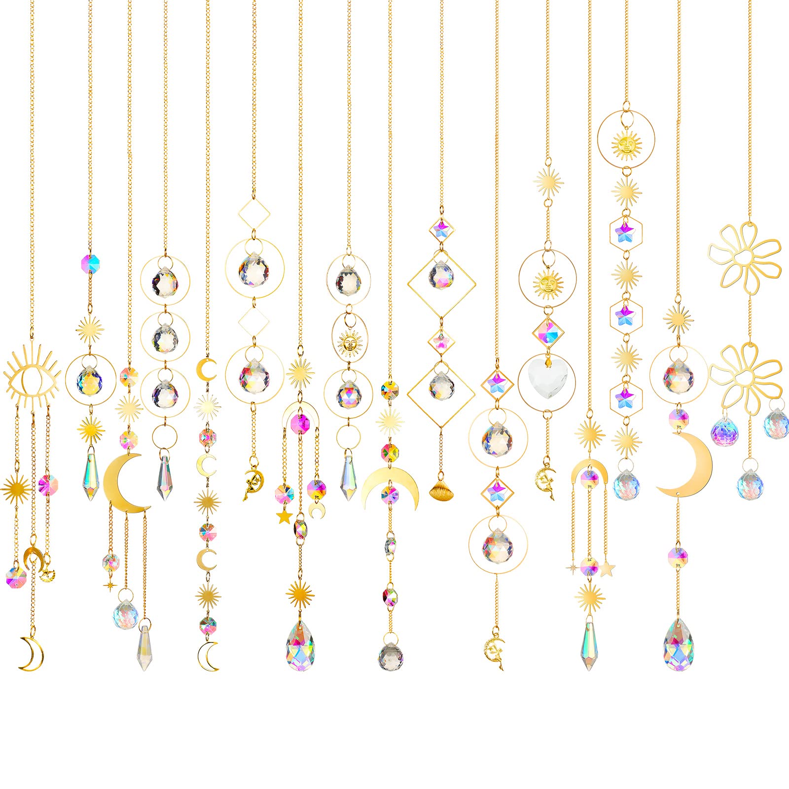 Ysleen rainbow suncatcher window decor brightens your home with color