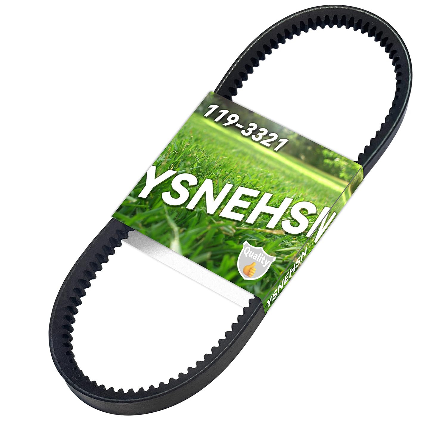 YSNEHSN drive belt 119-3321 in packaging, ready for easy installation and reliable performance.