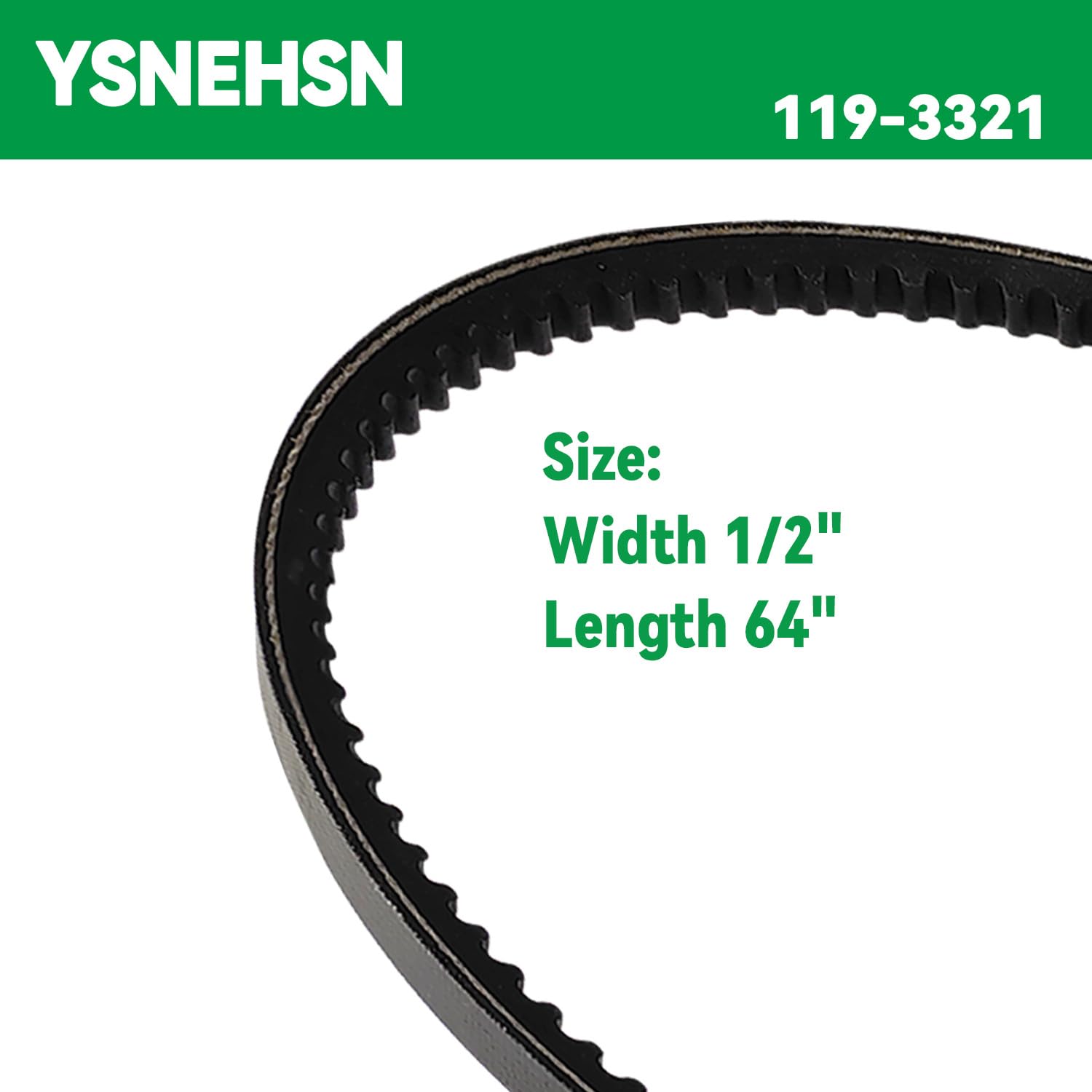 YSNEHSN TimeCutter ZS5000-fit belt ensures smooth gear drive during work.