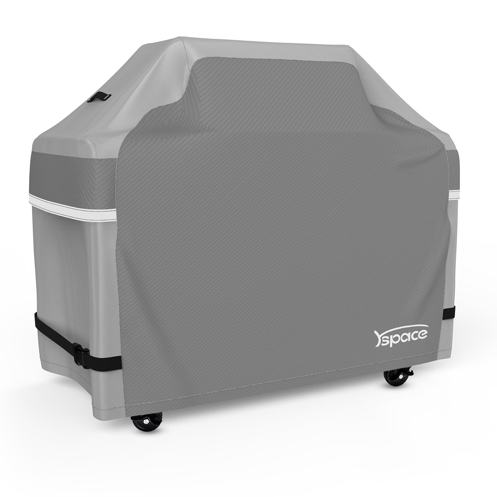 YSPACE Grill Cover 58-inch showing 600D fabric for rain protection.