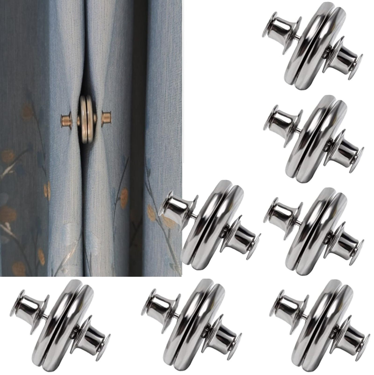 Yteseery curtain magnets closure: big 0.8 inch magnet for firmer hold
