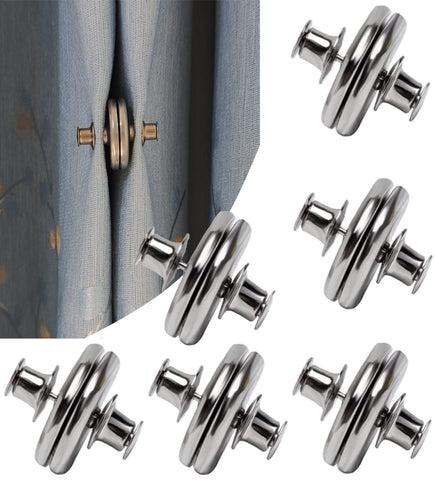 Yteseery curtain magnets with big diameter closure for stronger hold and light blocking
