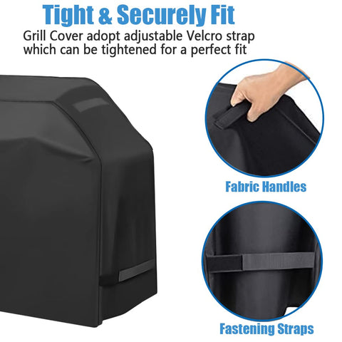 YOTOM rip-proof grill cover ensuring durable wind protection for outdoor grilling