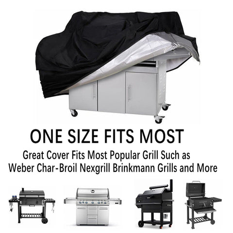 YOTOM grill cover compatible with Char-Broil grills securely