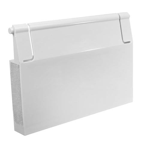 Ytpoools SPX1082K white skimmer weir door front view shows replacement for clean pool maintenance.