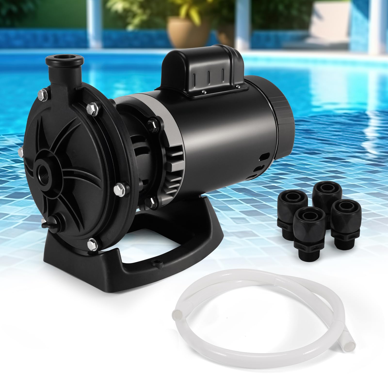 Ytrica PB4-60 booster pump front view highlighting robust housing and ports