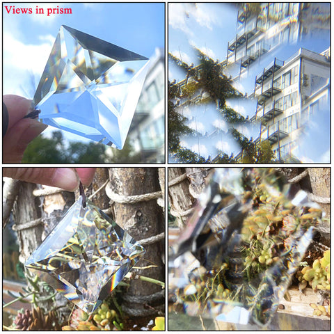 YU FENG crystal decor suitable for windows, gardens, and car mirrors.