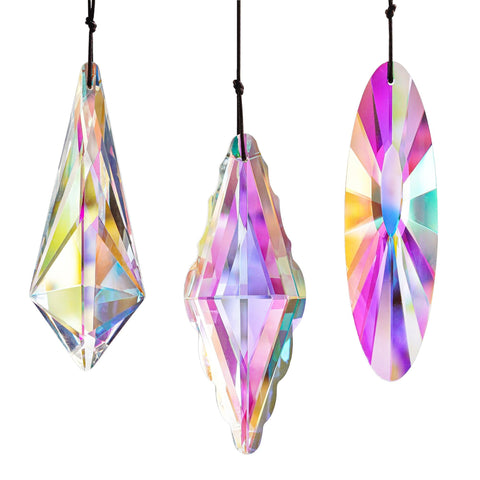 YU FENG AB-coated prisms add playful color to living spaces