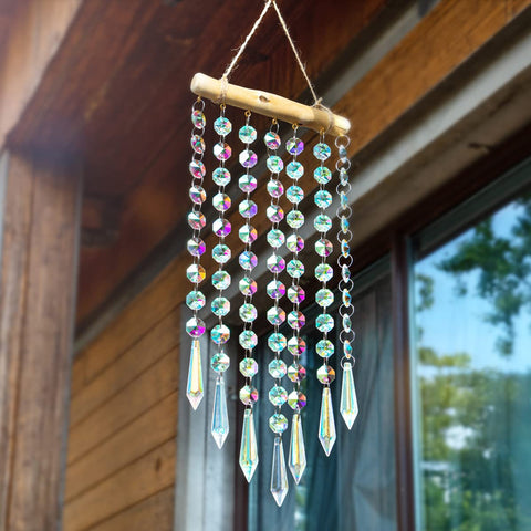 YU FENG garden porch crystal decor adding shimmer to outdoor spaces