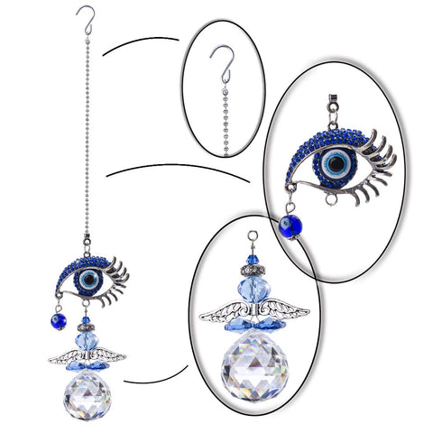 YU FENG home porch crystal suncatcher provides versatile charm with beautiful light play.