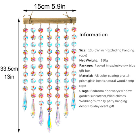 YU FENG natural wood stem hanging ornament for easy display