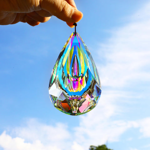 YU FENG suncatcher with silk cord and hook enables easy hanging