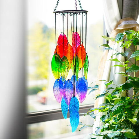 YU FENG 18-inch chimes offer gentle, relaxing tones for porches.