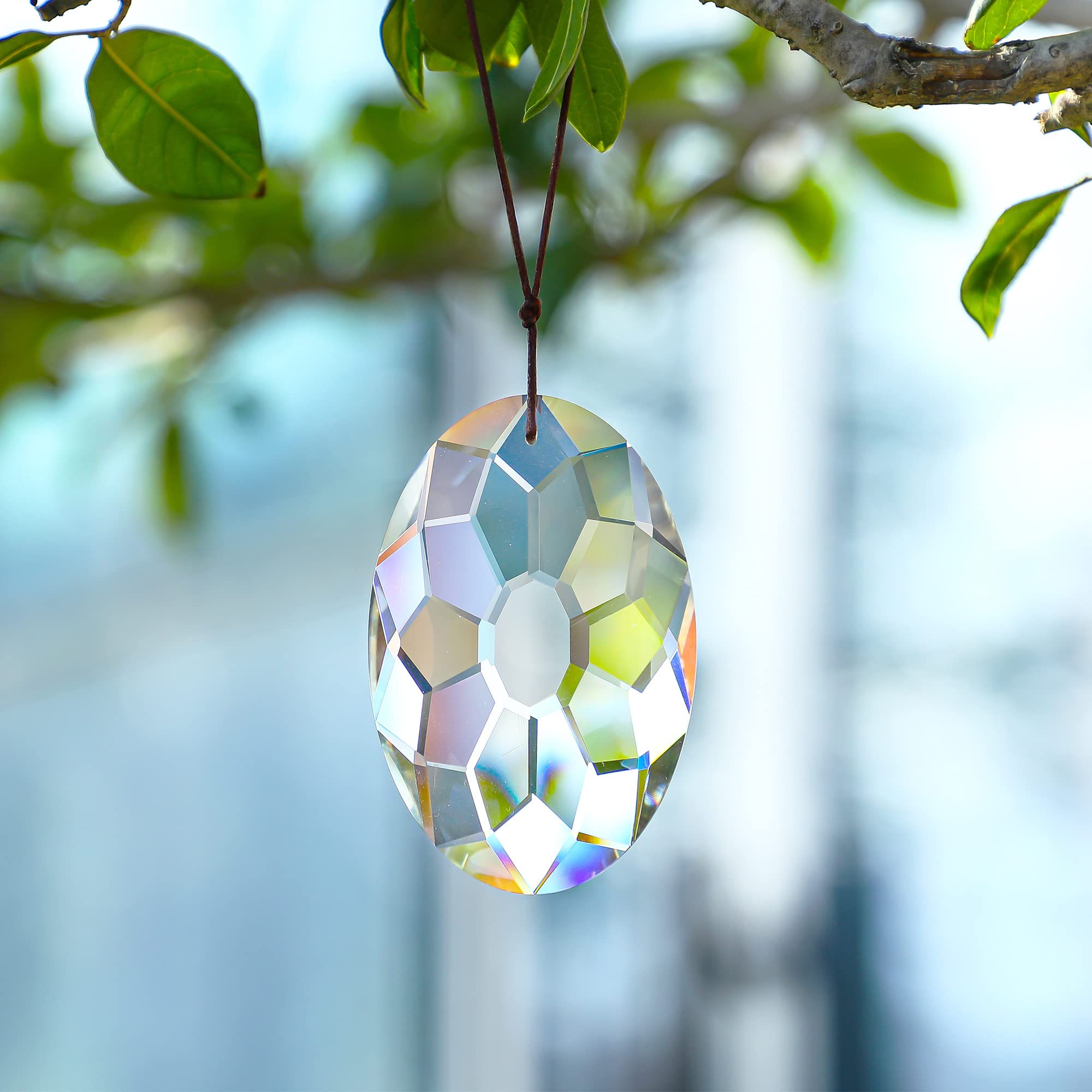 YU FENG wedding decor crystal suncatcher for elegant celebrations.