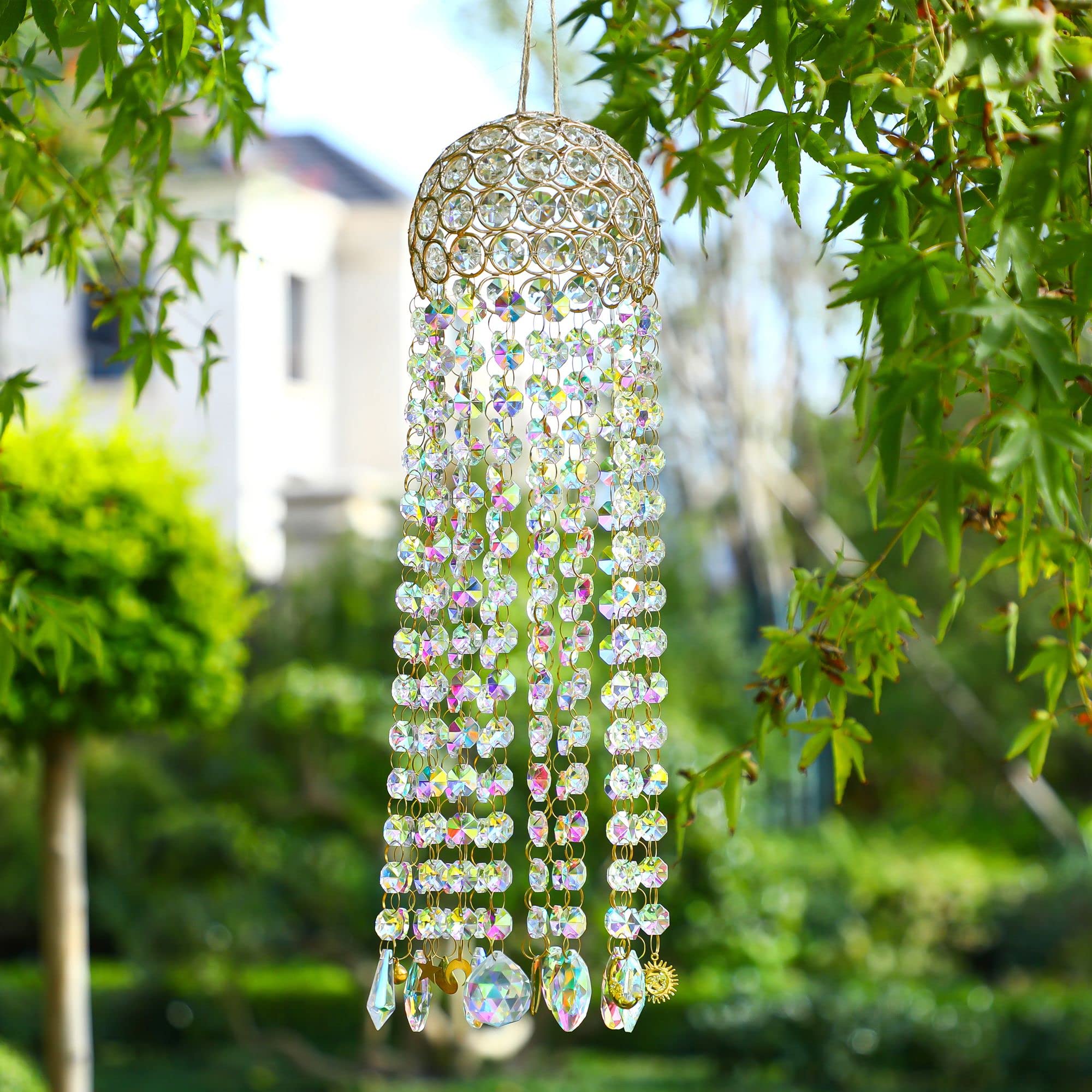 YU FENG window hanging crystal decor for porch, doorway, or balcony