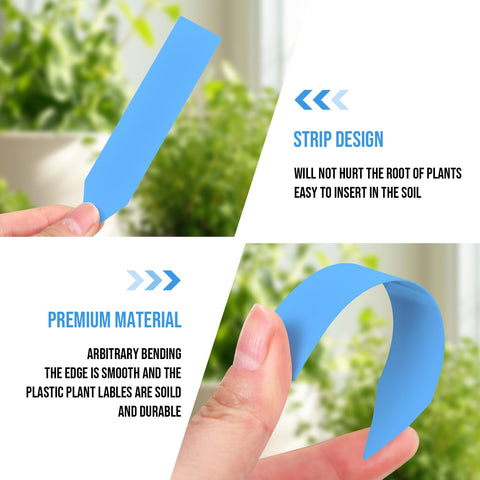 Yuanling garden label stakes with pointed end for easy soil insertion