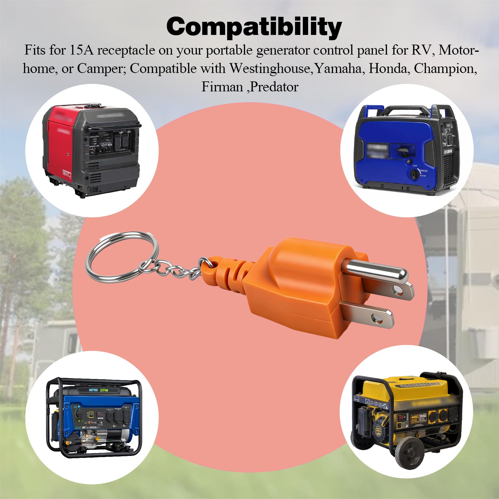 Yubunt NEMA to TT-30R connector enabling RV grounding.