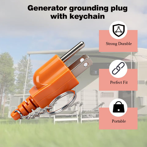 Yubunt two-pack grounding plug ready for outdoor power needs.
