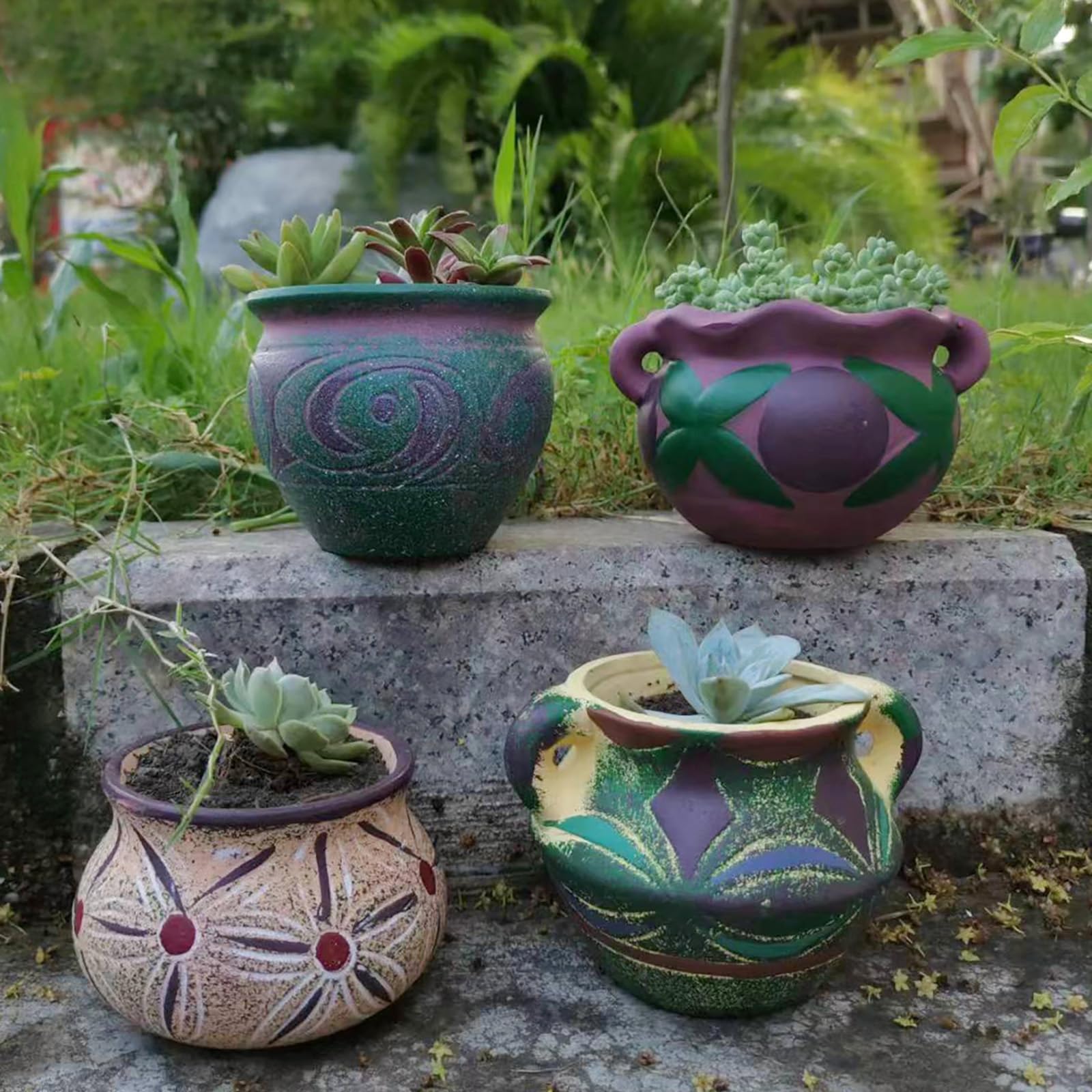 Yuccasly pot on dining desk illustrates stylish home office greenery.