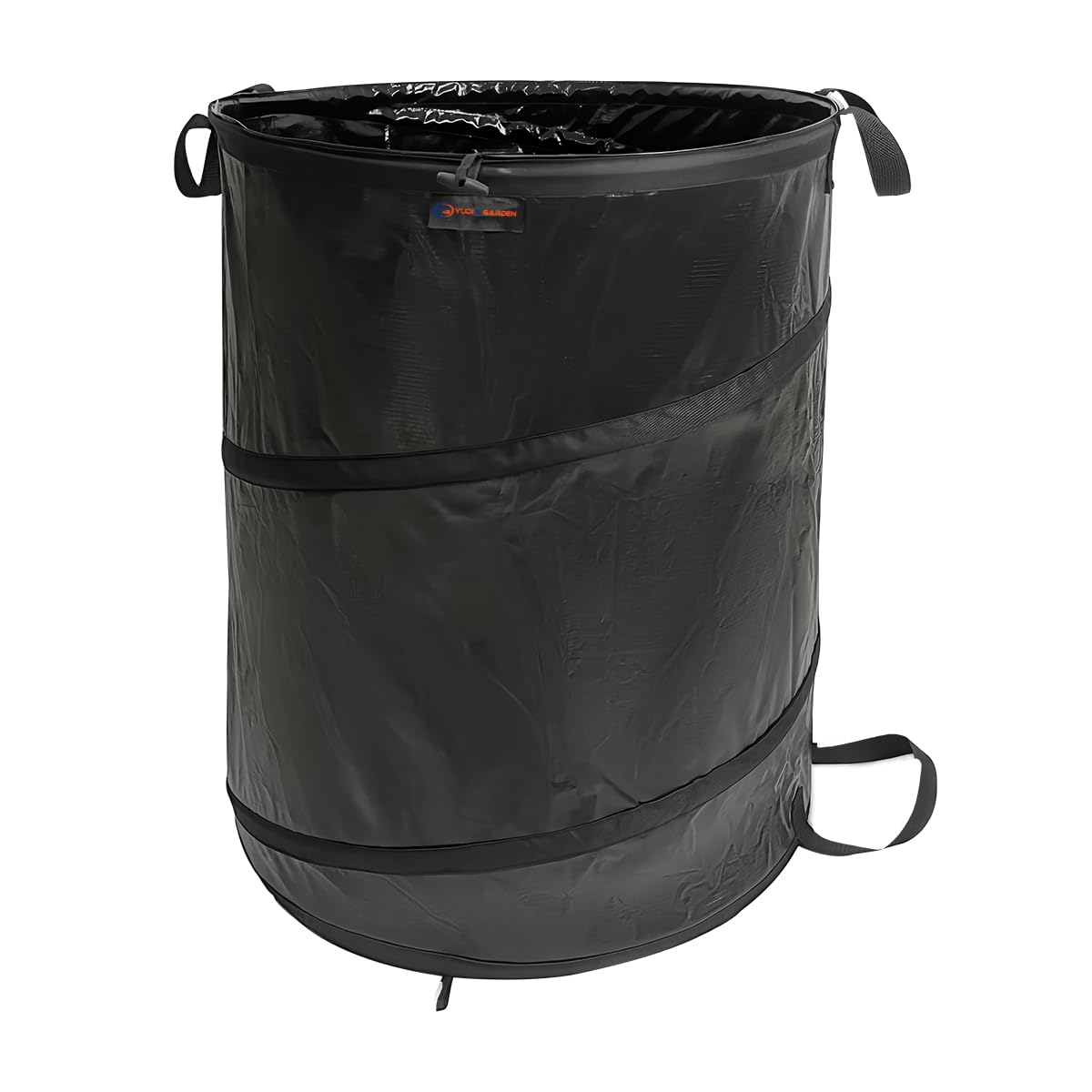 YUDI & GARDEN 45-gallon collapsible trash can with a large opening.