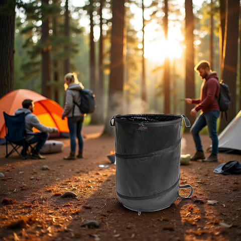 YUDI & GARDEN bag proves versatile for weeds, leaves, and party cleanup.