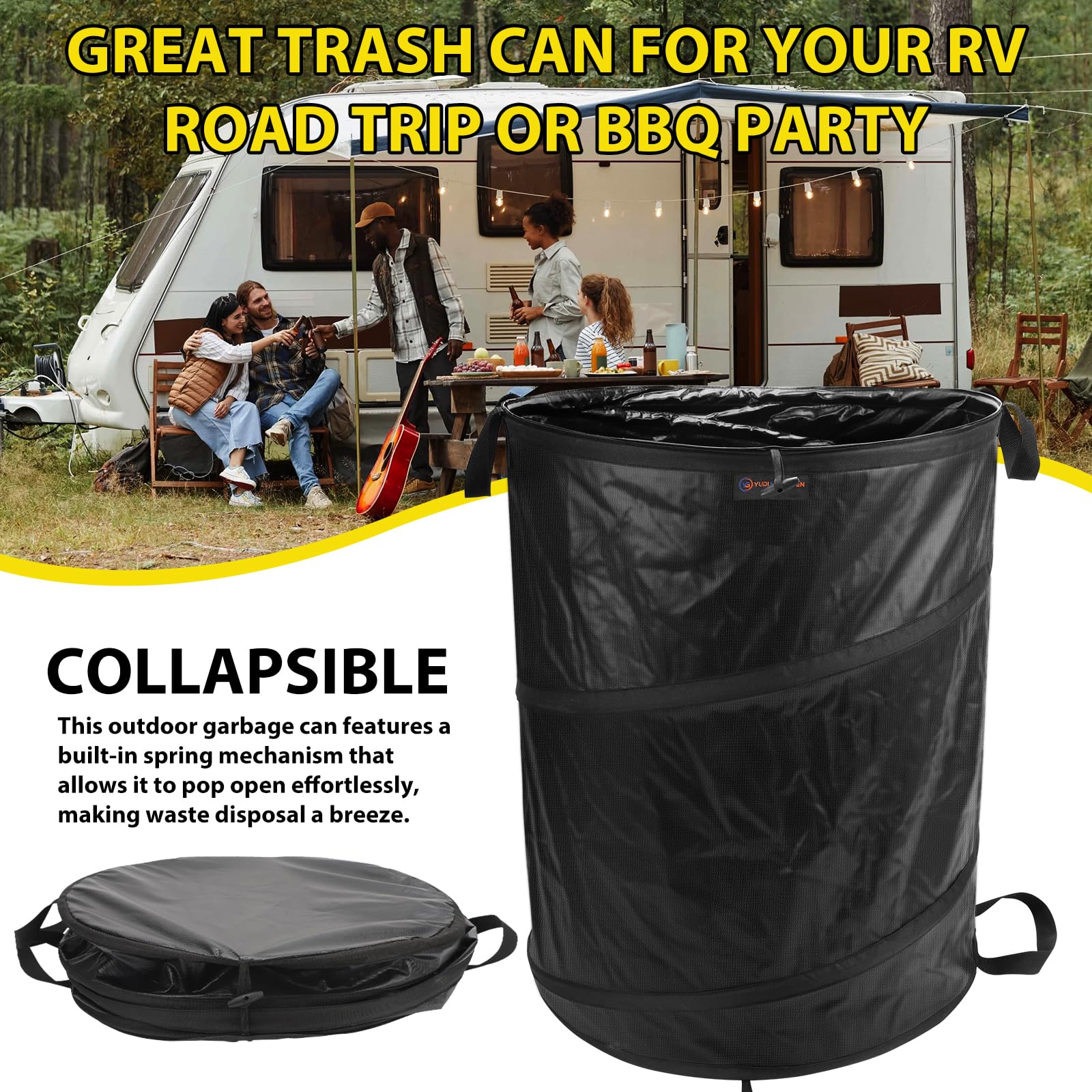 YUDI & GARDEN uses tear-resistant material for repeated collapses.