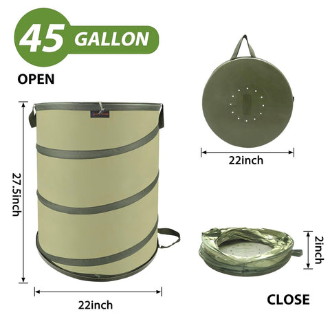 YUDI & GARDEN water-resistant bin withstands rain for outdoor use.