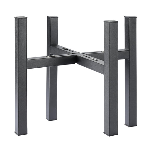 YueTong 2-pack adjustable plant stands assembled with large pots ready for display