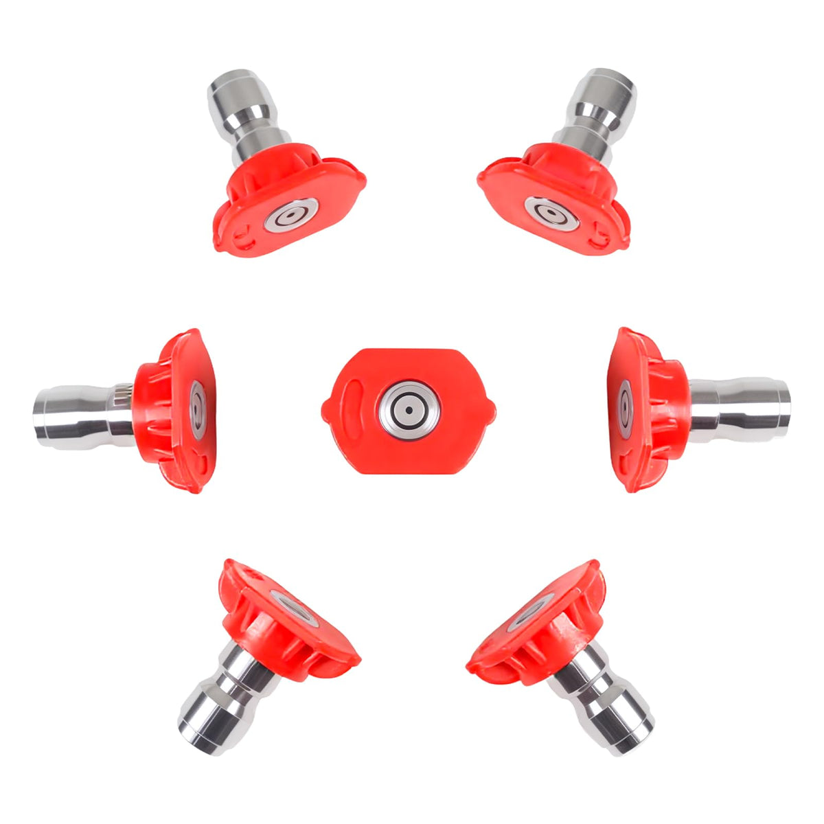 YUEARN red 0-degree nozzle for focused high-pressure cleaning