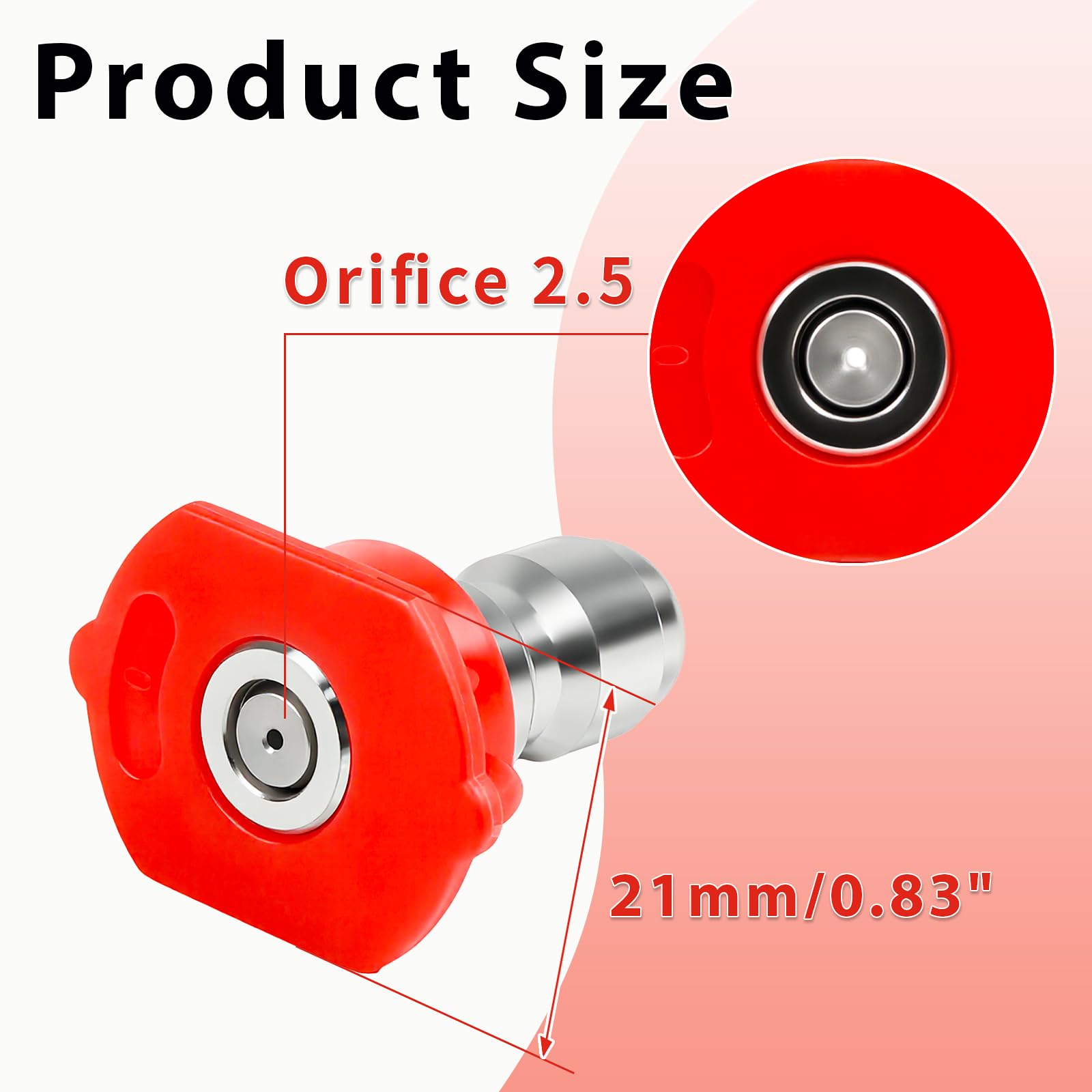 YUEARN seven-pack nozzle set up to 4000 PSI