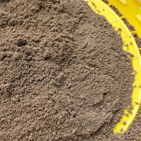 YUEBM 3mm mesh detail highlights efficient particle separation for soil and compost.