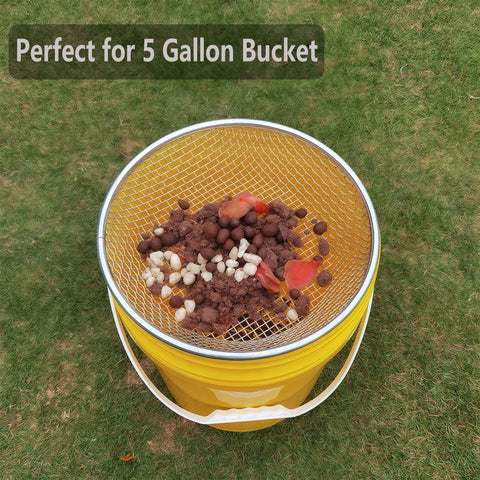 YUEBM sifter with integrated bottom screen remains intact during use.
