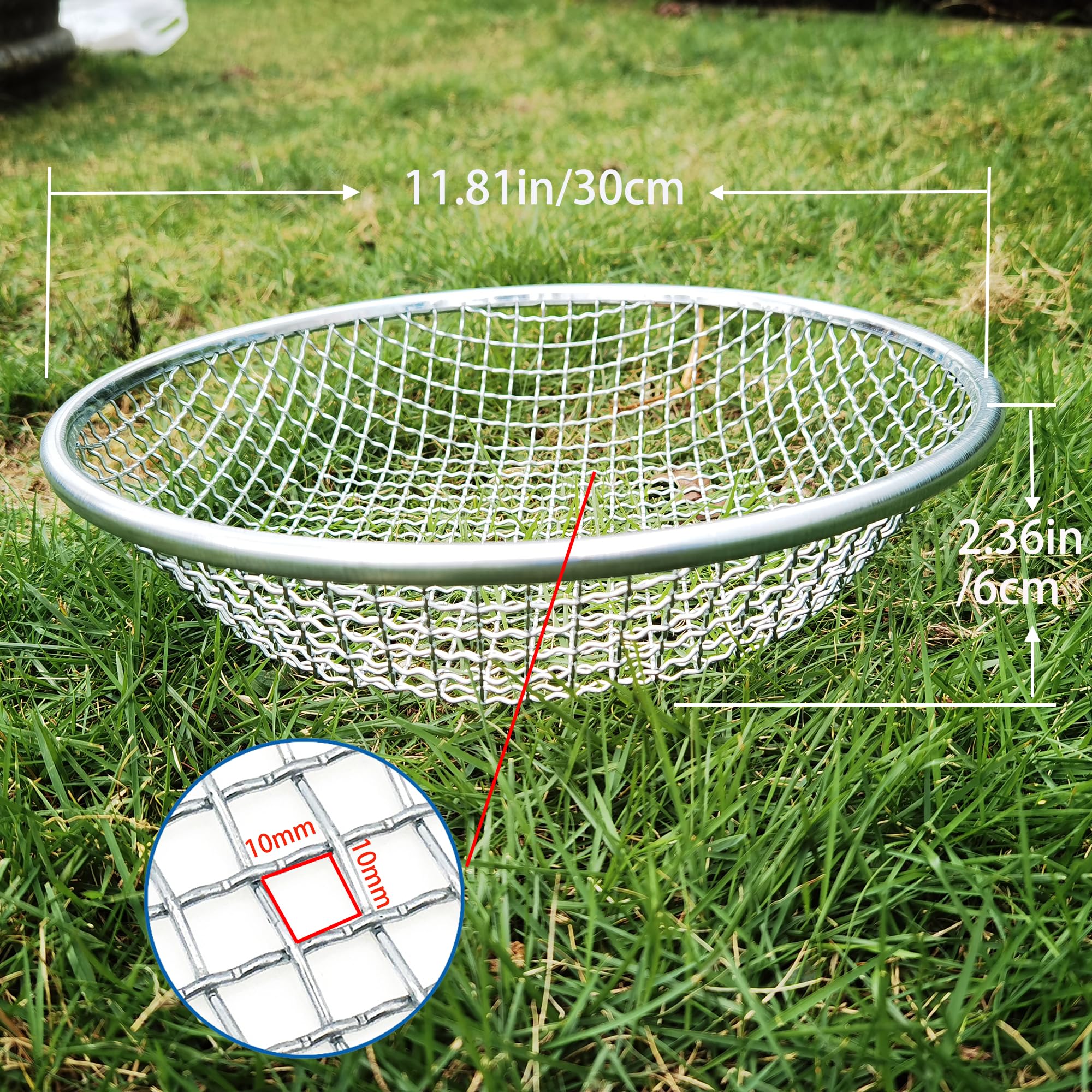 YUEBM close-up of the 3/8-inch mesh showing sturdy construction